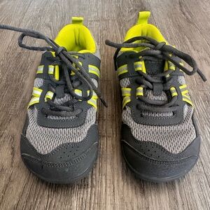 Xero Shoes Prio Youth's in Gray/Lime